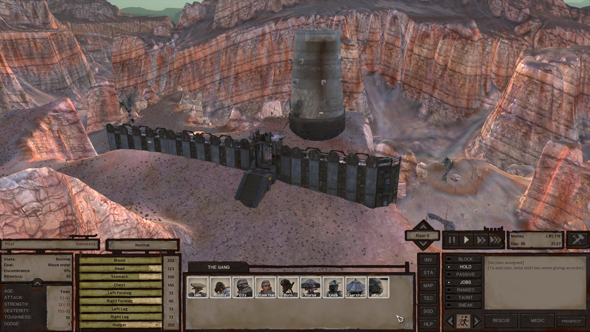 A tower stands on the precipice. It's on a bit of the cliff that juts out, a triangle of land built in such a way that all that's needed to protect it is a single straight stretch of wall across the side of the triangle connected to land one could walk across. Cleverly, the owners have built such a wall.